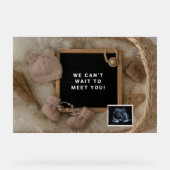 Faire-part de grossesse Carte d'accueil bébé, Genr (Recto)