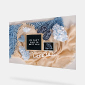 Faire-part de grossesse Carte d'accueil bébé, Genr (Angle)