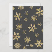 Faire-part de grossesse Carte de Noël Cadre rustiq (Dos)