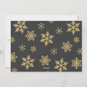 Faire-part de grossesse Carte photo de Noël simple (Dos)