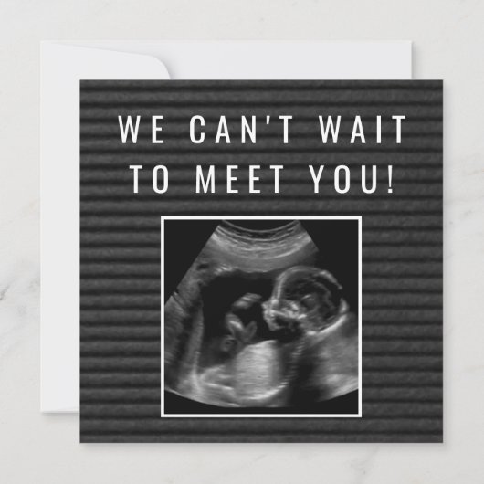 Faire-part de grossesse - Couronne rose rustique (Dos)