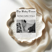 Faire-part de grossesse dans le journal