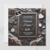 Faire-part de grossesse de Boho | Des miracles arr (Devant)