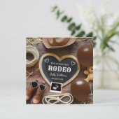 Faire-part de grossesse de cowboy occidental (Debout devant)