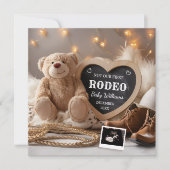 Faire-part de grossesse de cowboy occidental (Devant)
