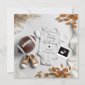 Faire-part de grossesse de football américain (Devant)