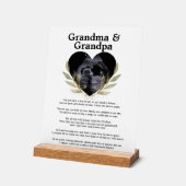 Faire-part de grossesse de grand-mère (Angle)