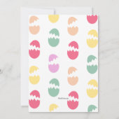 Faire-part de grossesse de poussins à éclosion (Dos)