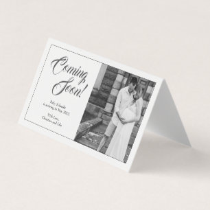 Faire-part de grossesse de style classique