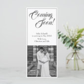 Faire-part de grossesse de style classique (Debout devant)