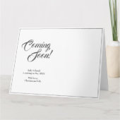 Faire-part de grossesse de style classique (Devant)