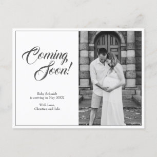 Faire-part de grossesse de style classique