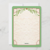 Faire-part de grossesse de vacances (Dos)