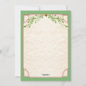 Faire-part de grossesse de vacances (Dos)