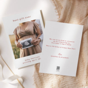 Faire-part de grossesse de vacances Meilleure cart