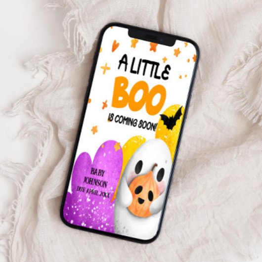 Faire-part de grossesse d'Halloween