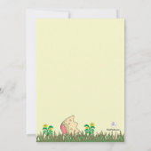 Faire-part de grossesse d'oiseaux à l'éclosion (Dos)