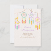 Faire-part de grossesse Dreamcatcher bébé (Devant)