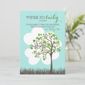 Faire-part de grossesse du jour de la Saint-Patric (Debout devant)