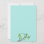 Faire-part de grossesse du jour de la Saint-Patric (Dos)