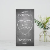Faire-part de grossesse en forme de tableau de bor (Debout devant)