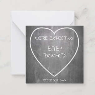 Faire-part de grossesse en forme de tableau de bor