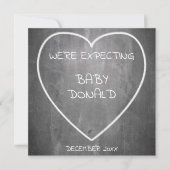 Faire-part de grossesse en forme de tableau de bor (Devant)