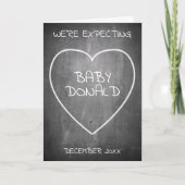 Faire-part de grossesse en forme de tableau de bor (Devant)