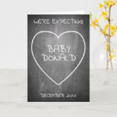 Faire-part de grossesse en forme de tableau de bor (Fleur jaune)