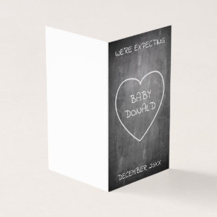 Faire-part de grossesse en forme de tableau de bor