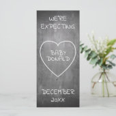 Faire-part de grossesse en forme de tableau de bor (Debout devant)