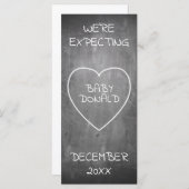 Faire-part de grossesse en forme de tableau de bor (Devant / Derrière)