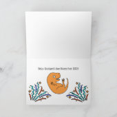 Faire-part de grossesse Faire-part bébé dinosaure (Intérieur)