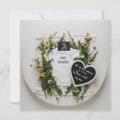 Faire-part de grossesse fleur sauvage du printemps (Devant)