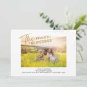 Faire-part de grossesse Merrier Photo de Noël (Debout devant)