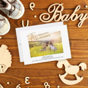 Faire-part de grossesse Merrier Photo de Noël