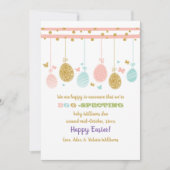 Faire-part de grossesse mobile des oeufs (Devant)