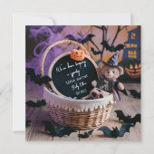 faire-part de grossesse numérique Halloween éffray (Devant)