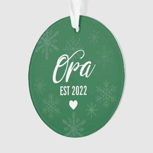 Faire-part de grossesse, Opa Est. (devant)