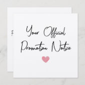 Faire-part de grossesse personnalisée (Devant / Derrière)