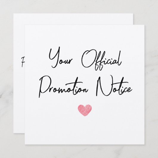 Faire-part de grossesse personnalisée (Devant / Derrière)