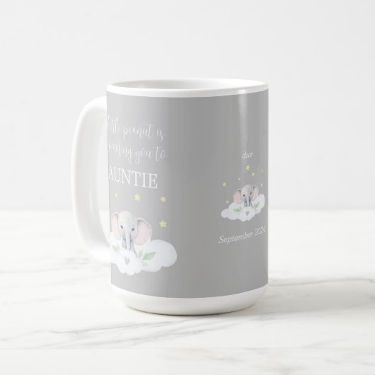 Faire-part de grossesse personnalisée Mug Cute Gre (Devant gauche)