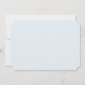 Faire-part de grossesse photo simple et élégant (Dos)