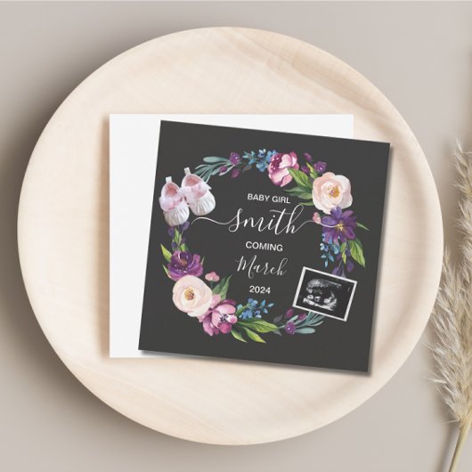 Faire-part de grossesse pour bébé