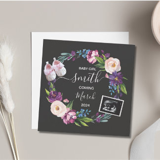 Faire-part de grossesse pour bébé