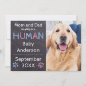 Faire-part de grossesse pour bébé chien (Devant)