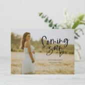 Faire-part de grossesse | Prochainement Coeur (Debout devant)