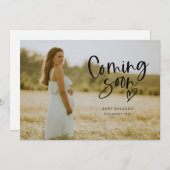 Faire-part de grossesse | Prochainement Coeur (Devant / Derrière)