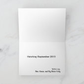 Faire-part de grossesse remplir le nid (Intérieur)