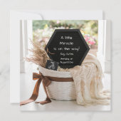 Faire-part de grossesse simple et neutre (Devant)